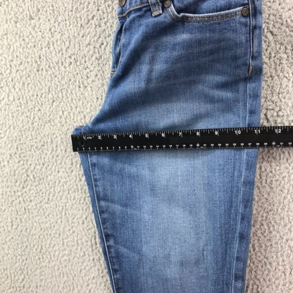 TALBOTS Signature Womens 8/29 PETITE Mid Rise Medium Wash Denim Ankle Jeans - Picture 11 of 14